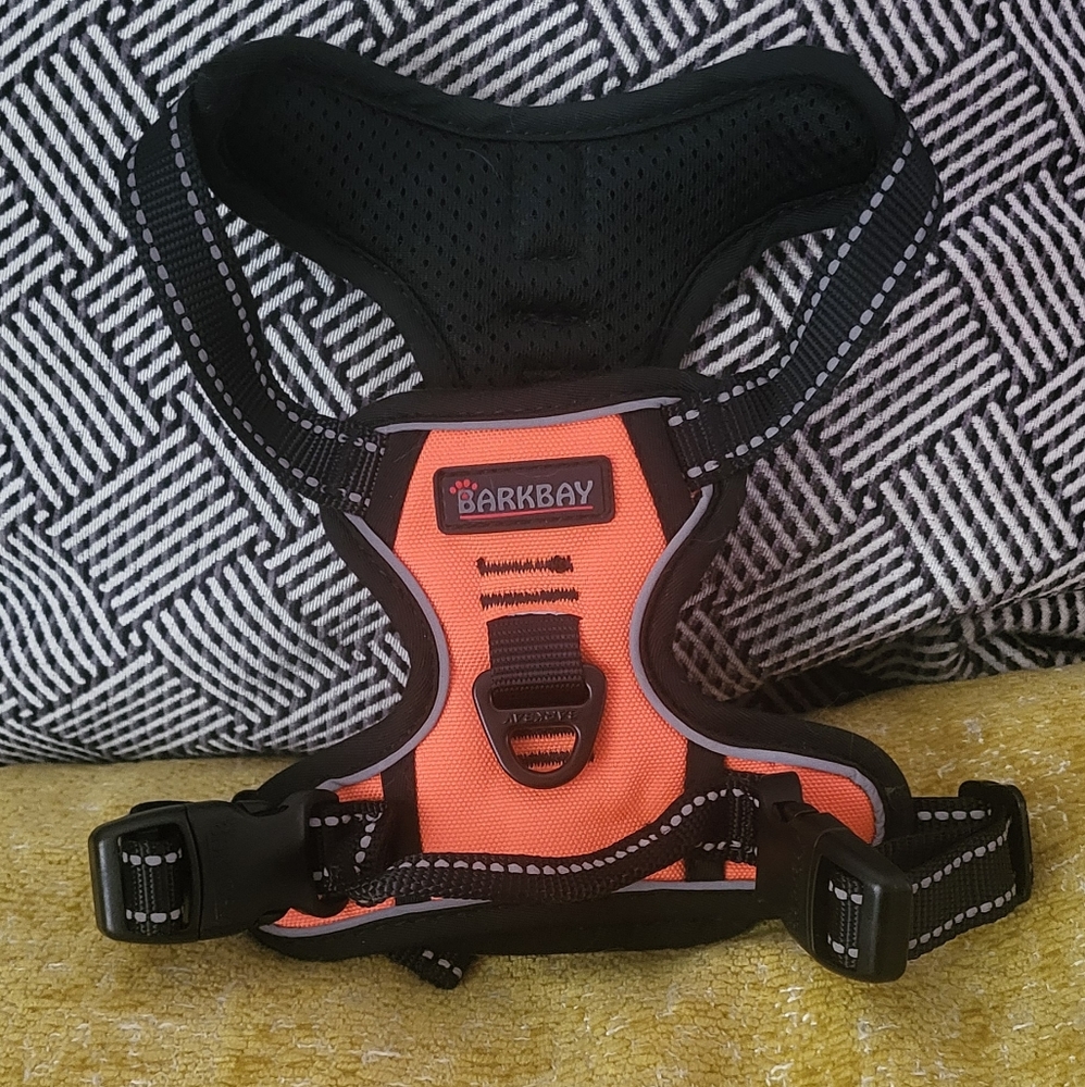 BARKBAY orange harness